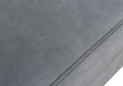 Chaise à bascule Sherri 29,5 avec pieds traîneau en bois - Gris | Fauteuil berçant Sherri de 29,5 po avec pieds de style traîneau en bois - gris