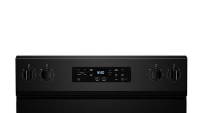 Cuisinière électrique Whirlpool de 30 po et de 5,3 pi3 avec 5 éléments - noire - YWFES3330RB | Whirlpool 30 5.3 Cu. Ft. Electric Range with 5 Elements - Black - YWFES3330RB