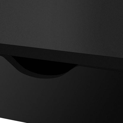 Bureau compact Norris 31,5 avec 4 tiroirs - Noir|Bureau compact Norris de 31,5 po à 4 tiroirs - noir