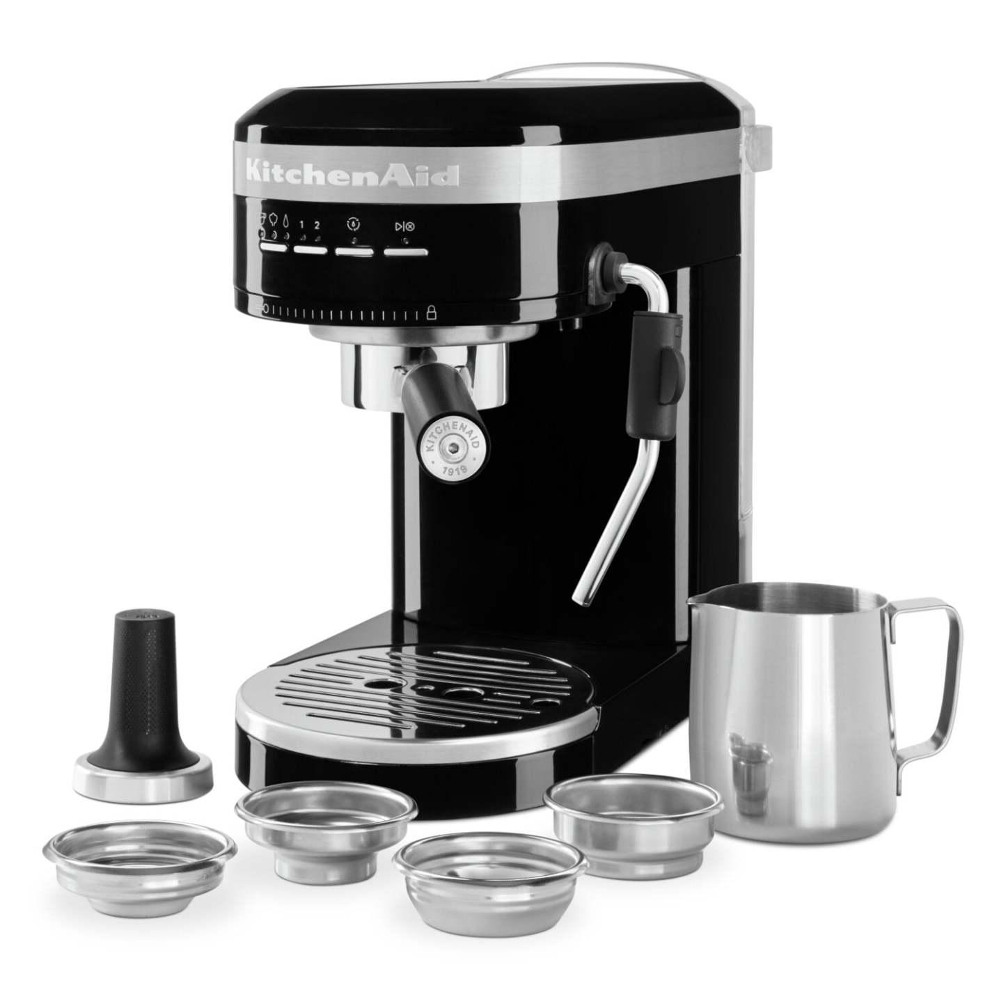 Machine à expresso semi-automatique en métal KitchenAid - KES6503OB | Machine à expresso semi-automatique KitchenAid en métal - KES6503OB | KES6503B