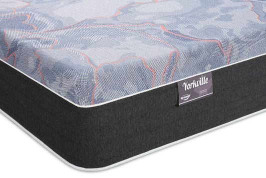 Springwall Matelas Yorkville ferme à plateau lisse pour grand lit | Matelas ferme à plateau-coussin lisse Yorkville de Springwall pour grand lit