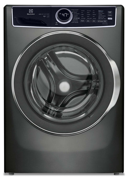 Electrolux 5,2 Cu. Fort. Laveuse à chargement frontal et 8 Cu. Fort. Sécheuse électrique - Titane | Laveuse à chargement frontal de 5,2 pi³ et sécheuse électrique de 8 pi³ de Electrolux – titane | ELFL753T