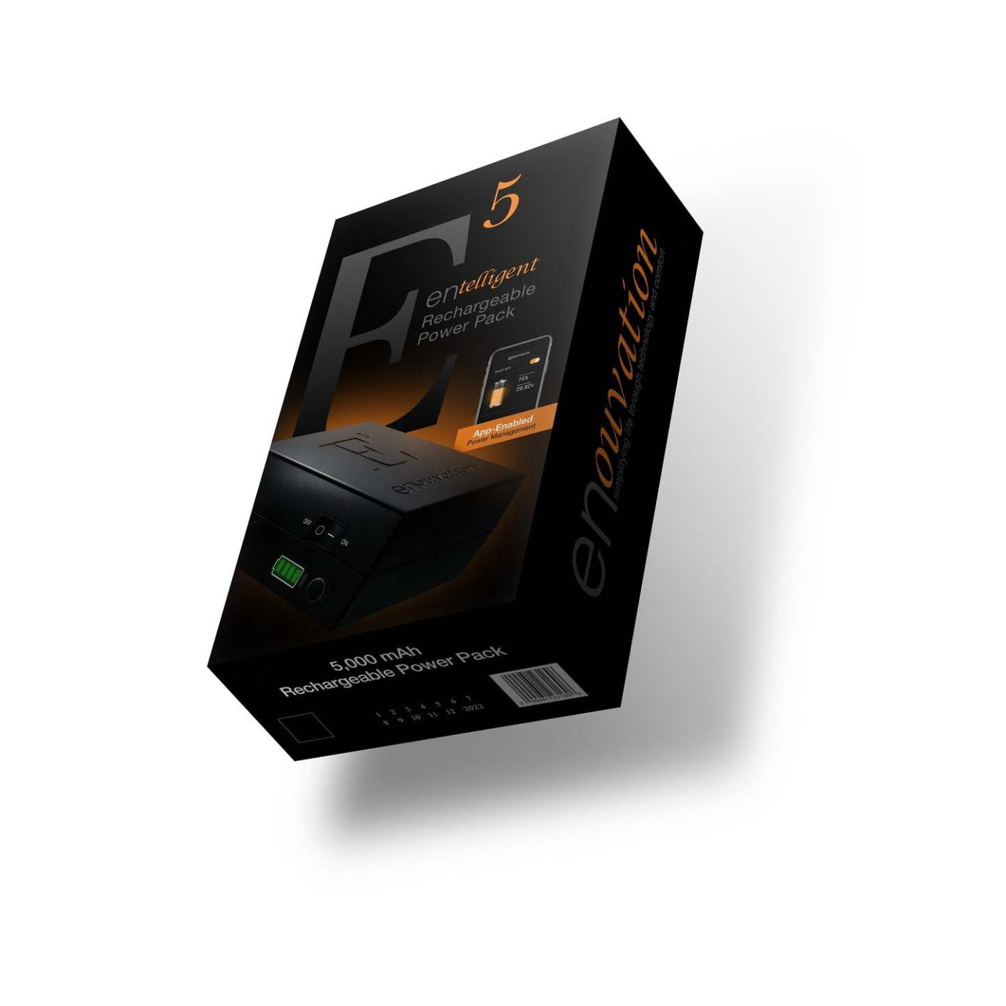 Enouvation E5 Bloc d'alimentation multi-moteurs 5 000 mAh pour meubles en mouvement | Bloc d'alimentation pour multiples moteurs Enouvation E5 de 5 000 mAh pour meubles à mouvements électriques