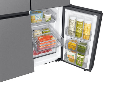 Réfrigérateur BESPOKE Samsung de 29 pi³ et de 36 po à 4 portes FlexMC avec zone de boissons Beverage…