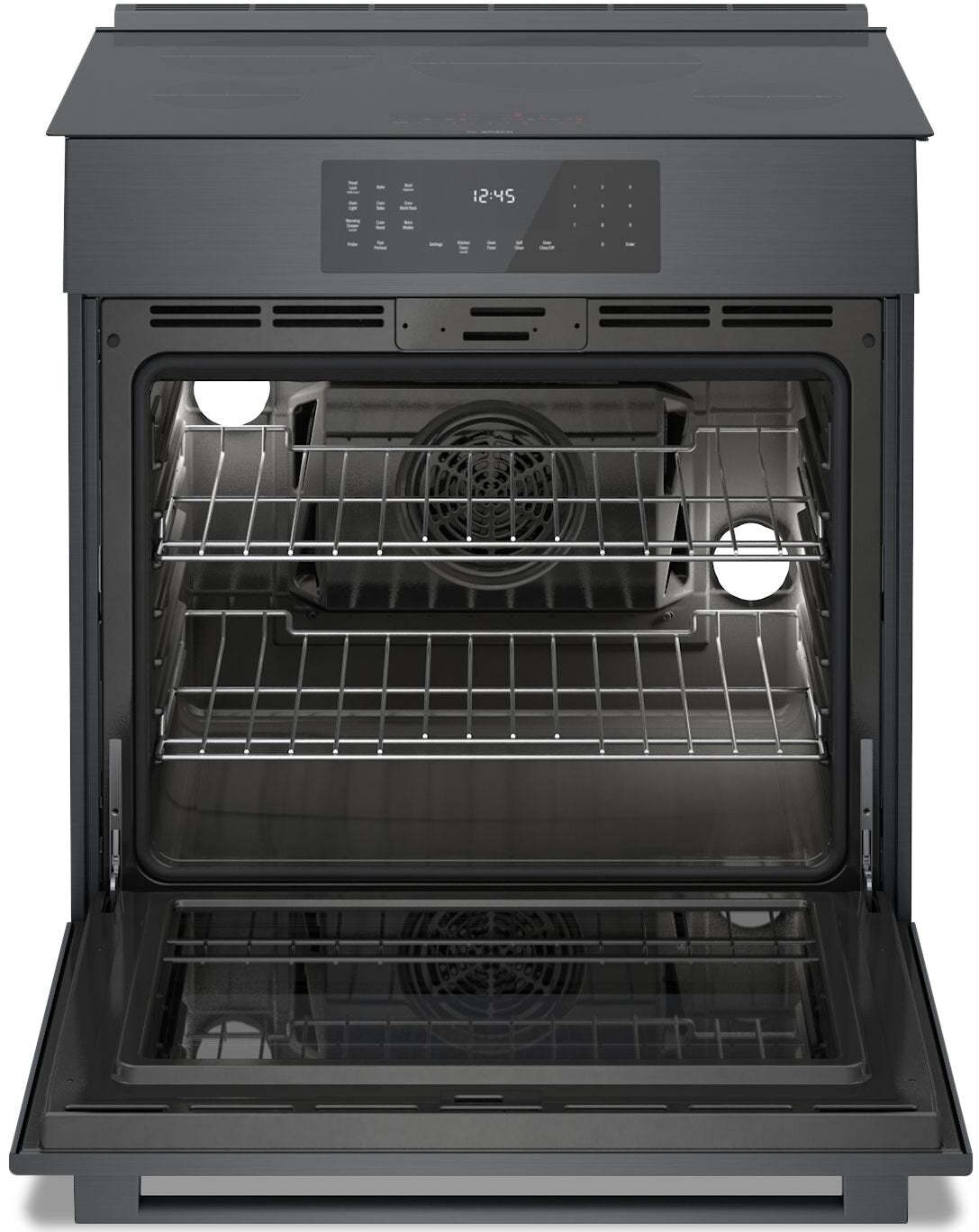 Cuisinière électrique Bosch de série 800 de 4,6 pi3 avec surface de cuisson à induction - HII8047C | Bosch 4,6 Cu. Fort. Cuisinière électrique série 800 avec table de cuisson à induction - HII8047C | HII8047C