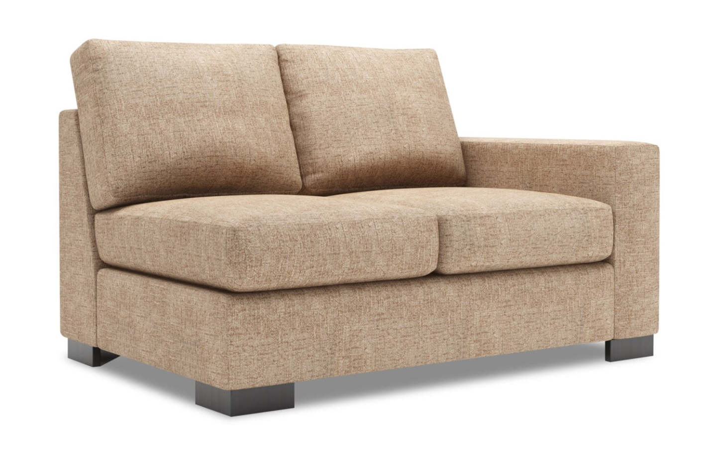 Sofa Lab Track RAF Loveseat - Taupe de luxe | Causeuse de droite Track de la collection Sofa Lab - Taupe de luxe | TR222893