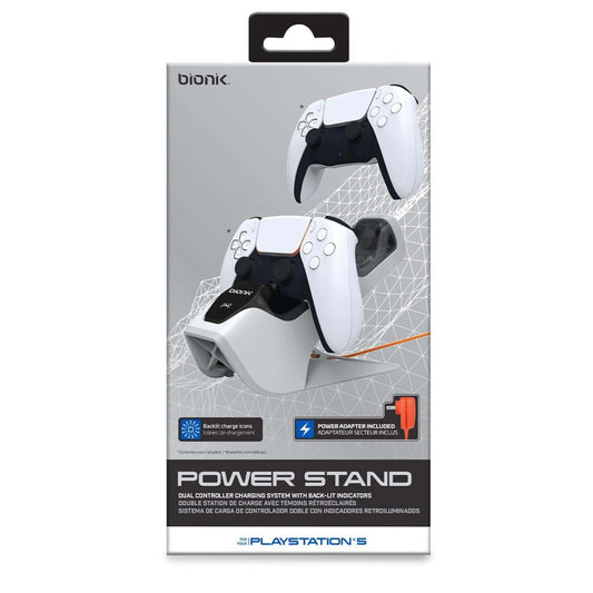 Support d'alimentation Bionik pour PlayStation® 5 - DG-090679 | Station de recharge Power StandMC de Bionik pour console PlayStation 5 - DG-090679 | BNK9067P