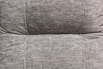 Fabriqué au Canada Fauteuil inclinable coulissant Fynn 40 en tissu chenille - Gris tourterelle | Fauteuil coulissant inclinable Fynn de 40 po fabriqué au Canada en tissu de chenille - gris tourterelle
