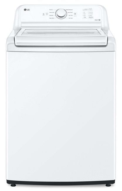 LG 4,8 Cu. Fort. Laveuse haute efficacité à chargement par le haut - Blanc - WT6105CW | Laveuse haute efficacité LG à chargement par le haut de 4,8 pi³ - blanche - WT6105CW
