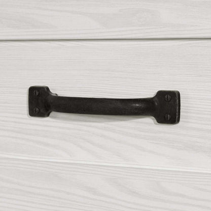 Commode de chambre à coucher Dove, 5 tiroirs, 30,5 L x 49 H, fabriquée au Canada - Blanc | Commode verticale Dove de 30,5 po (L) x 49 po (H) à 5 tiroirs pour la chambre à coucher, fabriquée au Canada - blanche