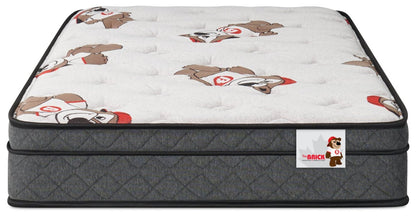 Matelas Brickley Eurotop pour lit simple moyen | matelas semi-ferme à Euro-plateau Brickley pour lit simple