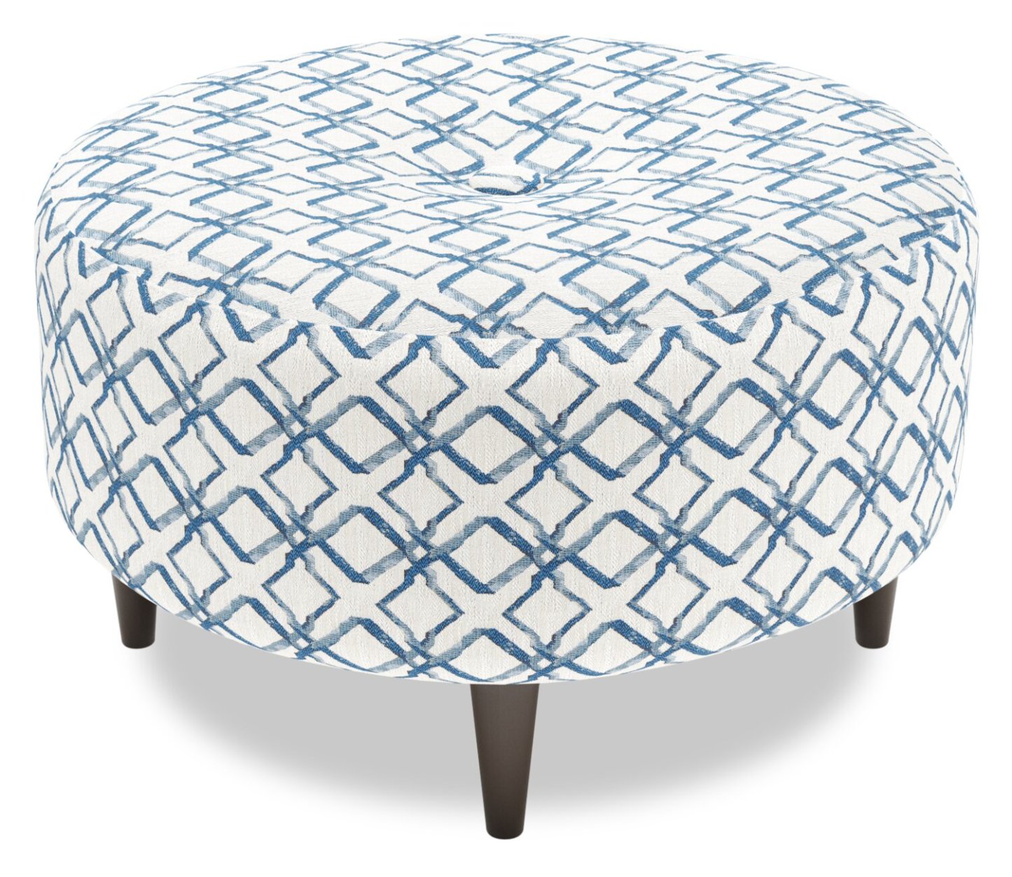 Pouf The Curve 31 en tissu, fabriqué au Canada par Sofa Lab (CURV1154) | Personnalisable