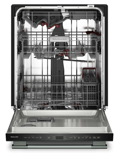 Lave-vaisselle KitchenAid de 24 po et de 44 dBA avec troisième panier 360° Max JetsMC - genièvre - KDTS724SJP