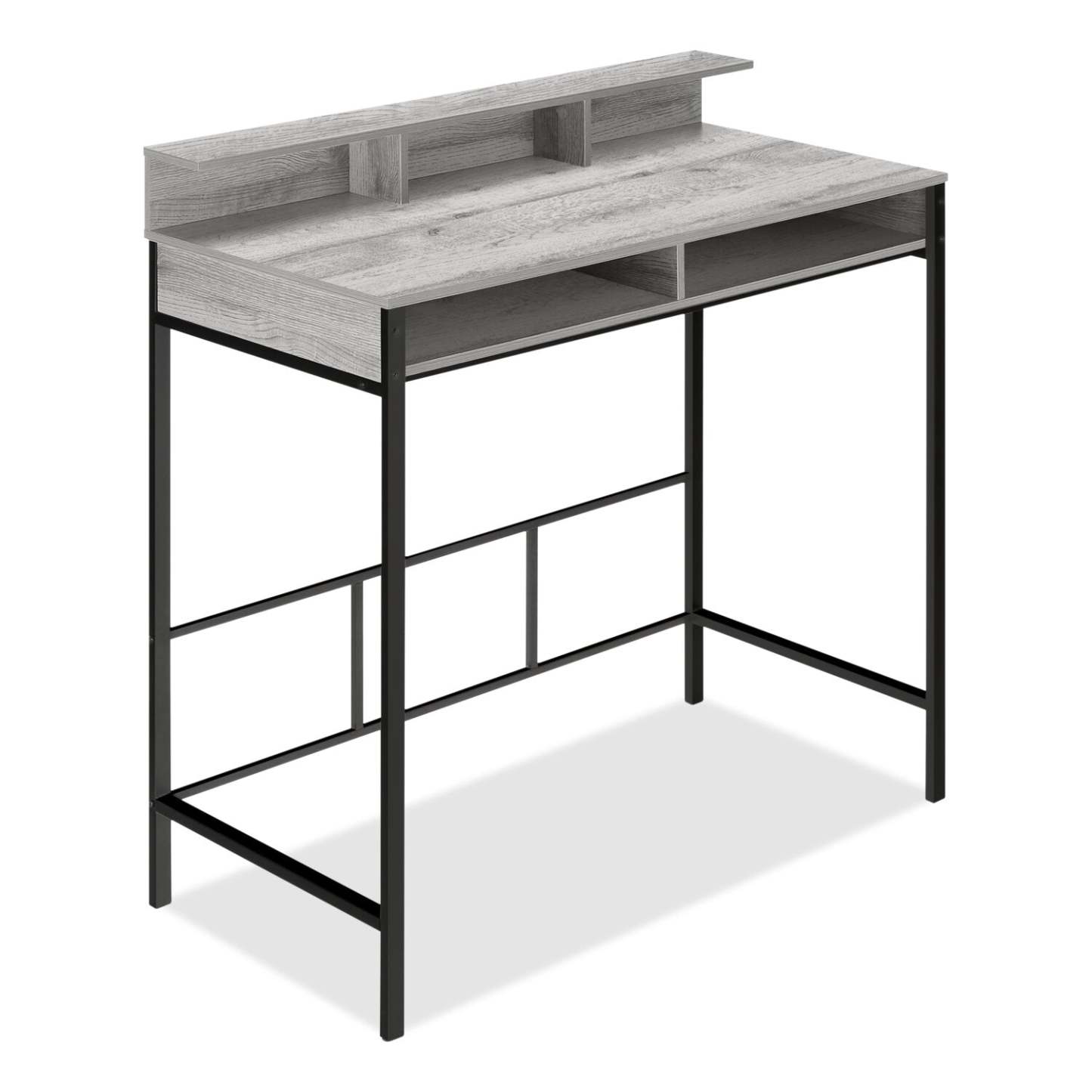 Bureau debout Melissa 47.25 avec compartiments - Gris|Bureau debout Melissa de 47,25 po à compartiments - gris