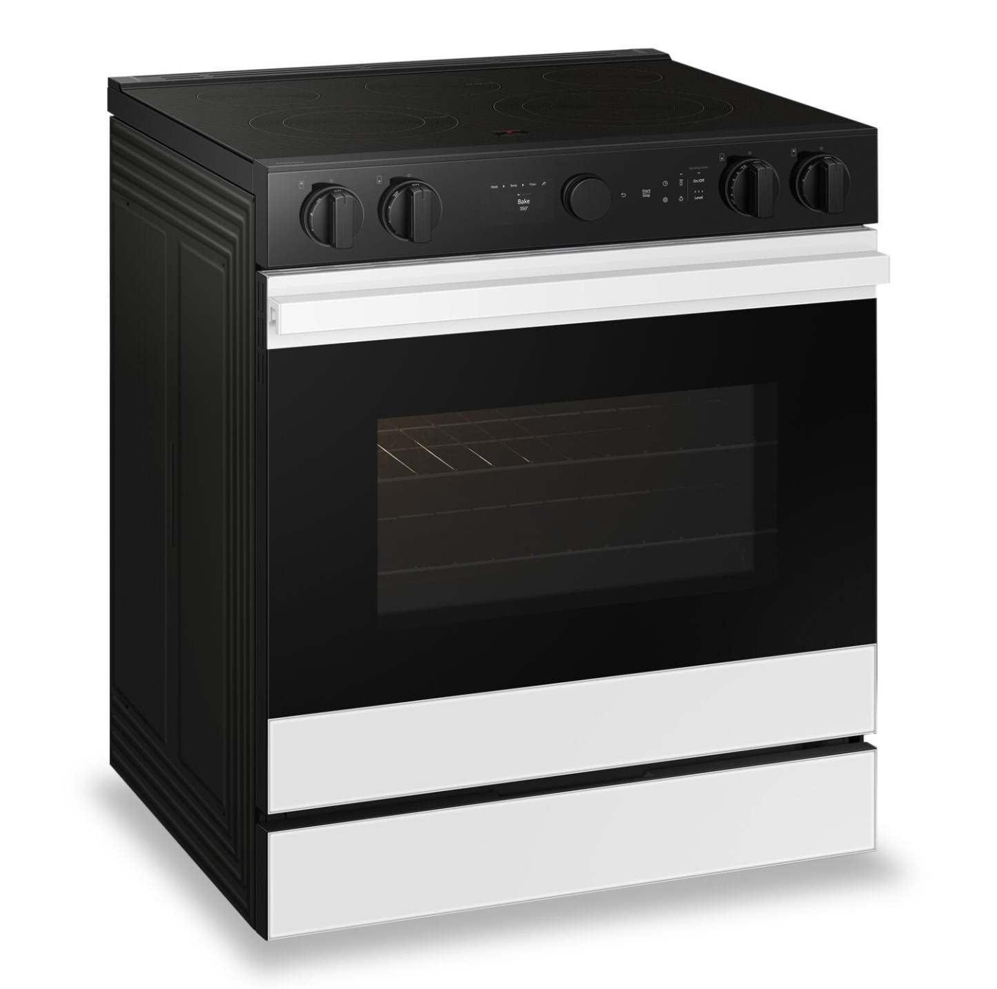 Cuisinière électrique intelligente encastrée Samsung de 6,3 pi³ avec caméra de quatre - verre blanc - NSE6DB870012AC | Samsung 6,3 Cu. Fort. Cuisinière électrique intelligente encastrable avec caméra de four - Verre blanc - …
