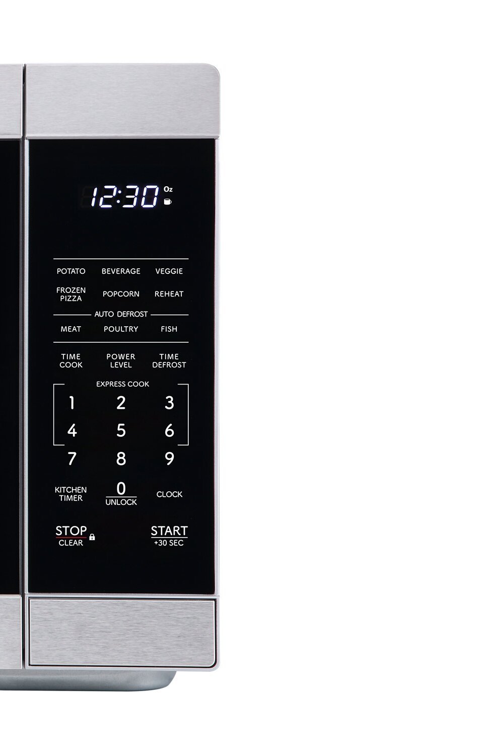 Pointu 1,1 Cu. Fort. Micro-ondes de comptoir Carousel® - Acier inoxydable - SMC1162KSC | Four à micro-ondes de comptoir Sharp de 1,1 pi3 avec plateau tournant CarouselMD - SMC1162KSC | SMC116SC