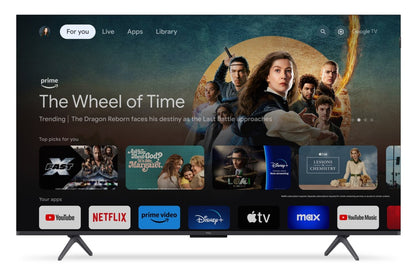 Téléviseur intelligent Google TCL 50 Q65 QLED 4K UHD (50Q651G-CA) | Téléviseur intelligent QLED TCL Q65 UHD 4K de 50 po avec Google TVMC (50Q651G-CA)