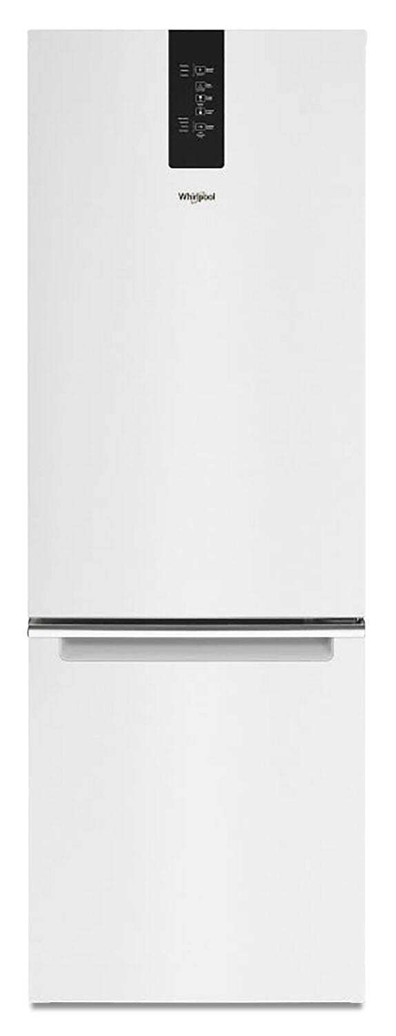 Réfrigérateur Whirlpool de 24 po et de 12,9 pi³ à congélateur inférieur - blanc - WRB533CZJW | Tourbillon 24 12,9 Cu. Fort. Réfrigérateur à congélateur inférieur - Blanc - WRB533CZJW