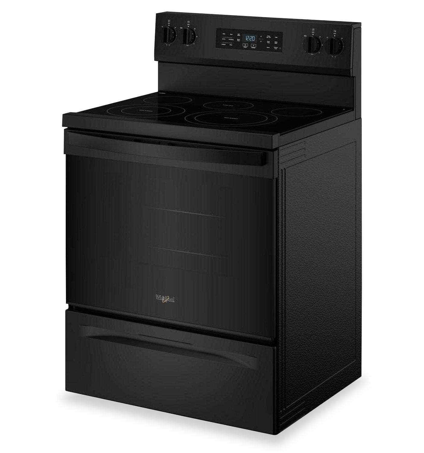 Cuisinière électrique Whirlpool de 5,3 pi3 avec cuisson à air – noire - YWFES5730SB