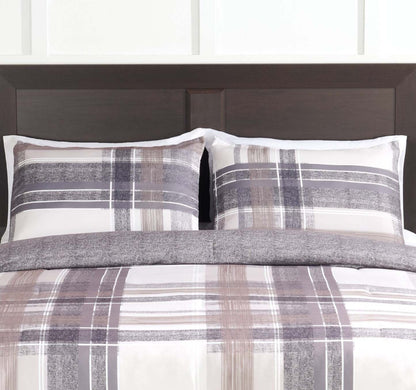 Ensemble d'édredon Conner 3 pièces pour lit double/grand lit | Ensemble d'édredon Conner de 3 pièces pour lit double ou grand lit