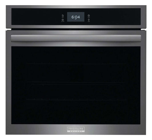 Frigidaire Gallery 30 5,3 pi³ Four mural simple électrique avec convection totale - résistant aux taches® B… | Four mural simple électrique Frigidaire Gallery de 5,3 pi³ et de 30 po avec convection totale - acie…