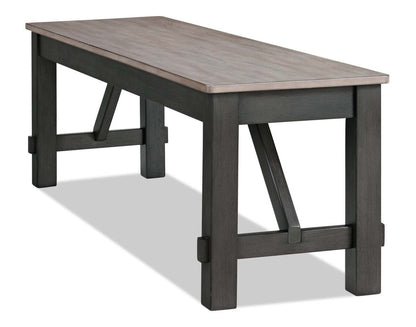 Banc de salle à manger Zao, mélamine, 60 W - Marron | Banc de salle à manger Zao de 60 po (L) en mélamine - brun