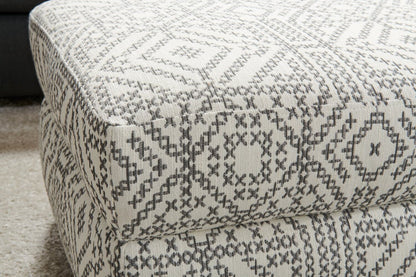 Fabriqué au Canada Pouf de rangement personnalisable The Trunk 39 en tissu - Greystone multicolore | Pouf de rangement The Trunk de Sofa Lab de 39 po fabriqué au Canada en tissu - Greystone multicolore | TRUN1155