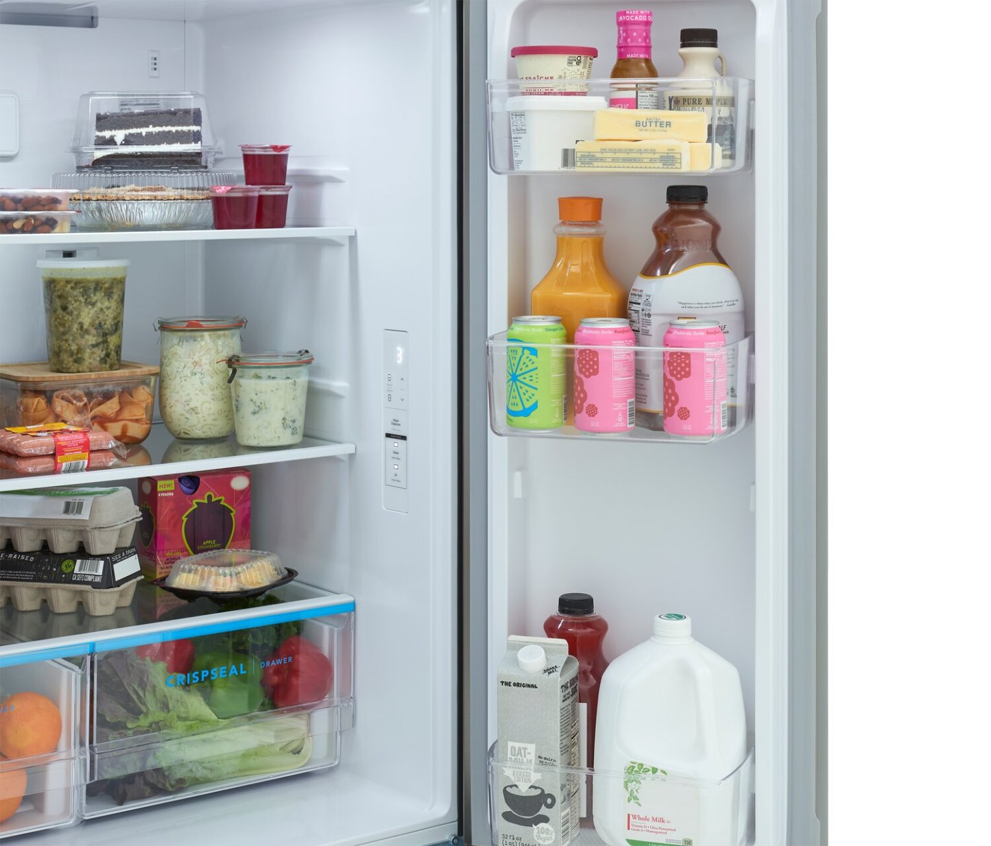 Réfrigérateur Frigidaire de 20 pi3 et de 33 po à portes françaises de comptoir de profondeur - FRFG2033AV | Frigidaire 33 20 Cu. Fort. Réfrigérateur à portes françaises à profondeur de comptoir - FRFG2033AV