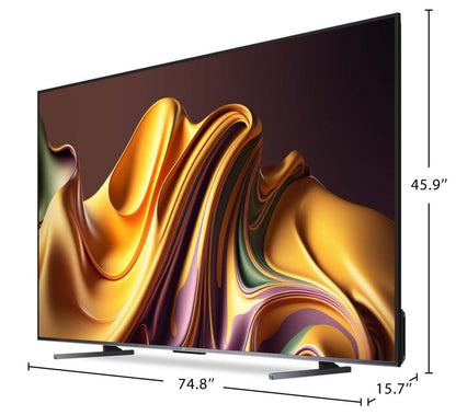 Hisense 85 QLED Mini LED 4K UHD HDR10+ Dolby Vision 144 Hz Google Smart TV (85U88N) | Téléviseur intelligent QLED à mini DEL de Hisense UHD 4K de 85 pouces à 144 Hz avec HDR10+, Dolby VisionMC et Google TVMC (85U88N)