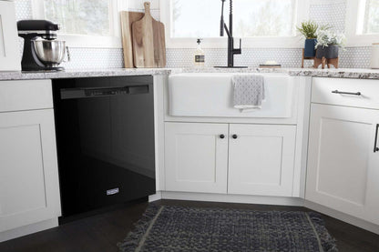 Lave-vaisselle encastrable à commande frontale Maytag 24, 50 dBA - Noir - MDB4949SKB | Lave-vaisselle encastré Maytag de 24 po et de 50 dBA avec commandes à l'avant - noir - MDB4949SKB
