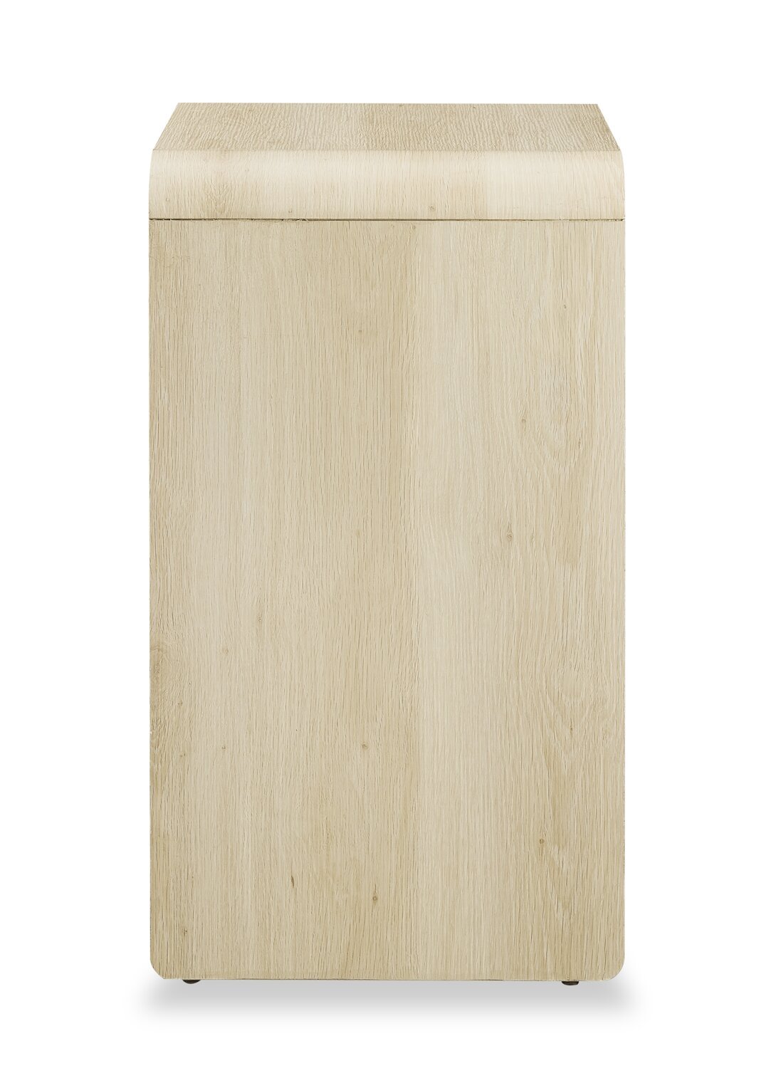 Table de chevet Odin avec étagère de rangement, 18 L x 25,75 H - Naturel | Table de nuit Odin de 18 po (l) x 25,75 po (H) avec tablette de rangement - naturelle