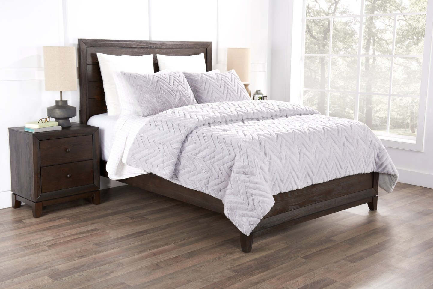 Ensemble d'édredon Tilda 3 pièces pour très grand lit - Gris | Ensemble d'édredon Tilda 3 pièces pour très grand lit - gris | TILDA3KG