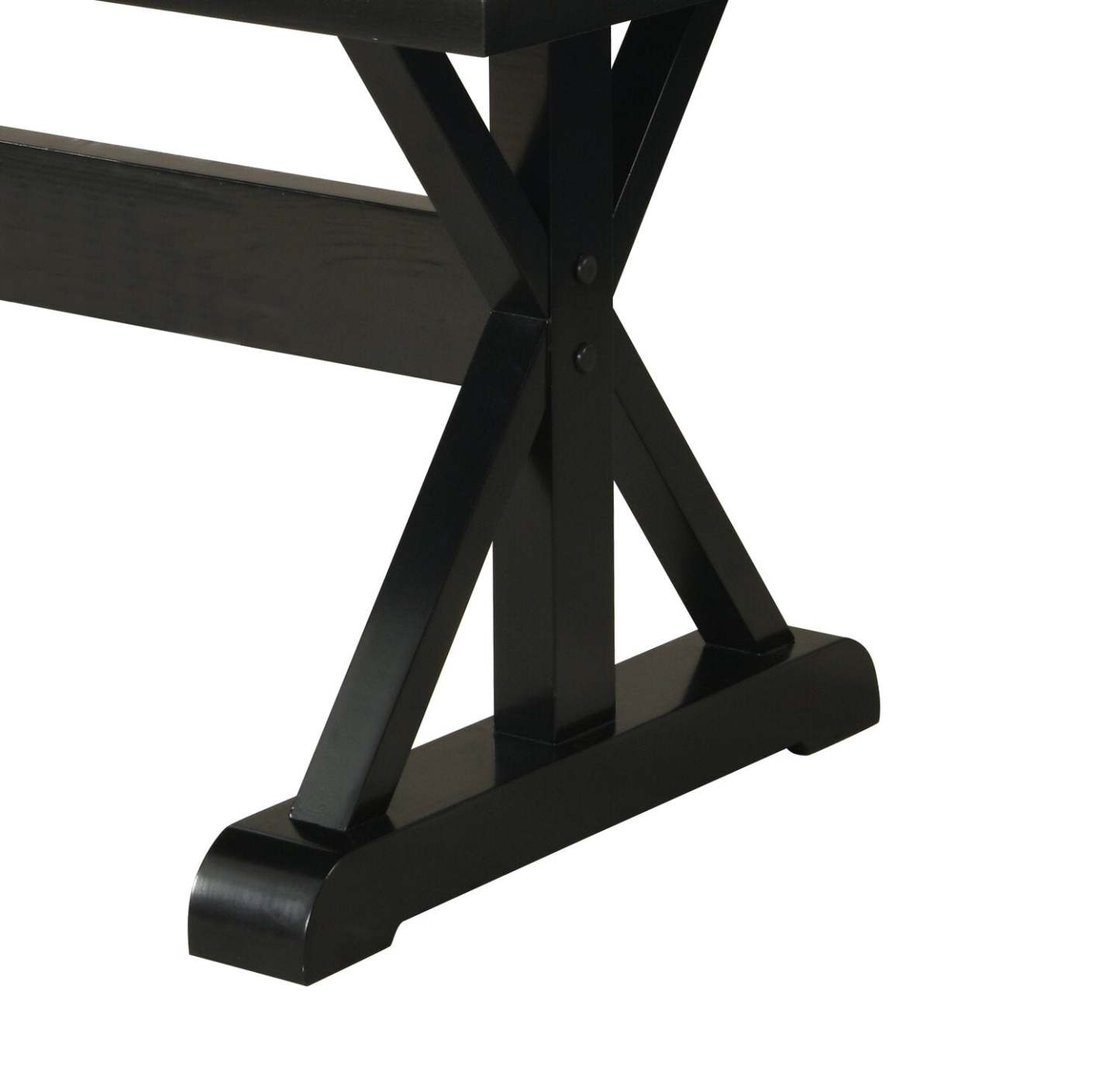 Table de salle à manger Vérone avec plateau Culture marbré, base à tréteaux, 70 W - Blanc | Table de salle à manger Verona de 70 po (L) avec dessus en marbre synthétique et base à tréteaux - blanche