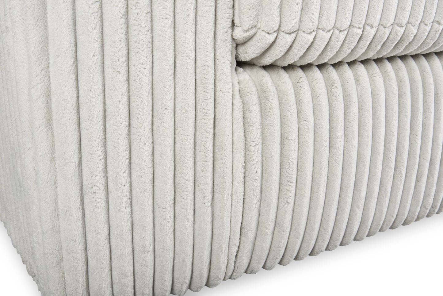 Canapé Willow de 87 po en tissu gris clair avec accoudoirs rectilignes et coussins de siège et de dossier réversibles | WIL2GYSF