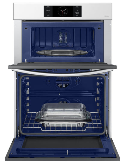 Four à micro-ondes combiné avec quatre mural électrique Samsung de 30 po et de 7 pi³ - Blanc - …