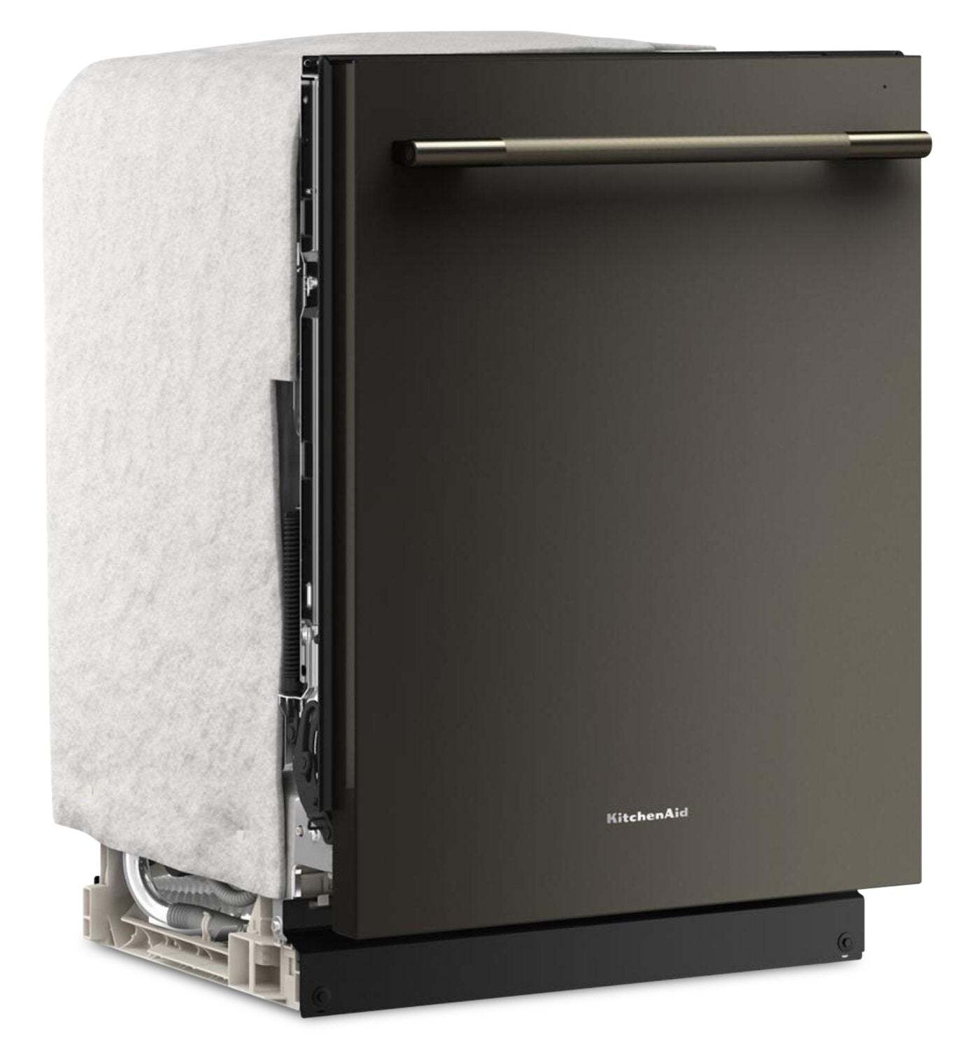 Lave-vaisselle KitchenAid de 24 po et de 44 dBA avec troisième panier 360° Max JetsMC - minéral noir - KDTS424SBE