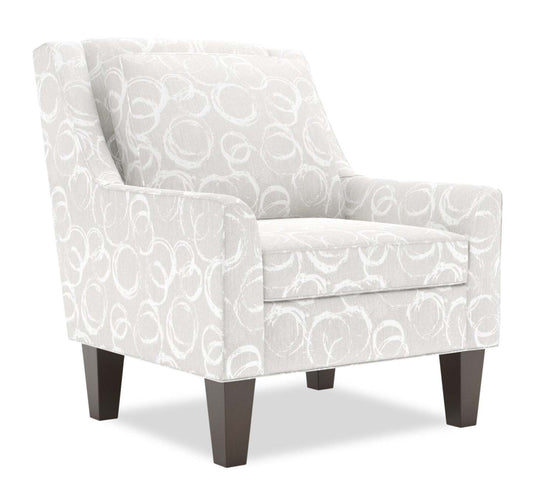 Fauteuil d'appoint club Sofa Lab personnalisable en tissu 29 po avec pattes en bois - Mist multicolore | Fabriqué au Canada Sofa Lab Fauteuil d'appoint personnalisable en tissu Club 29 avec pieds en bois - Brume multicolore | CLUB1164