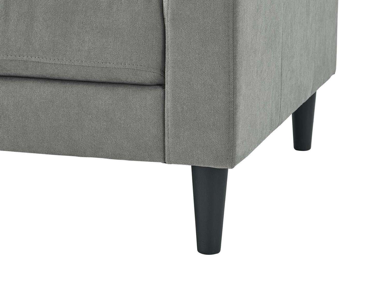 Canapé en tissu Metro 78 avec coussins de siège capitonnés et coussins de dossier réversibles - Gris | Canapé Metro de 78 po en tissu avec coussins de siège capitonnés et coussins de dossier réversibles - gris