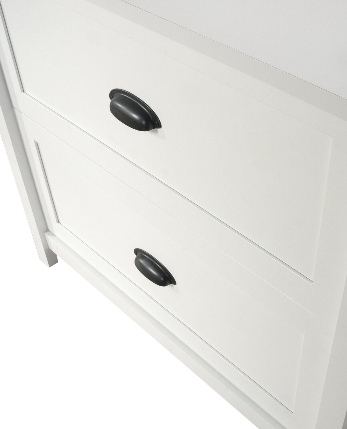 Cayla 33.39 2-Drawer Classeur - Soft White|Classeur Cayla de 33,39 po à 2 tiroirs - blanc doux
