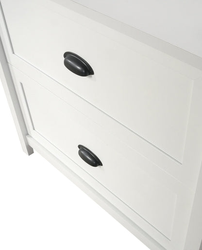 Cayla 33.39 2-Drawer Classeur - Soft White|Classeur Cayla de 33,39 po à 2 tiroirs - blanc doux