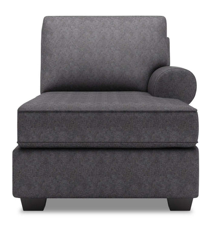 Sofa Lab Roll RAF Chaise - Charbon de luxe | Fauteuil long de gauche Roll de la collection Sofa Lab - Charbon de luxe | RO282993