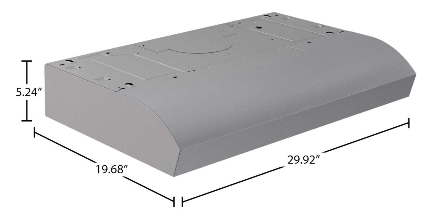 Hotte de cuisine sous l'armoire Broan série 30 MTR1 - MTR1303SS | Hotte de cuisinière sous l'armoire Broan de série MTR1 de 30 po - MTR1303SS | MTR130SS