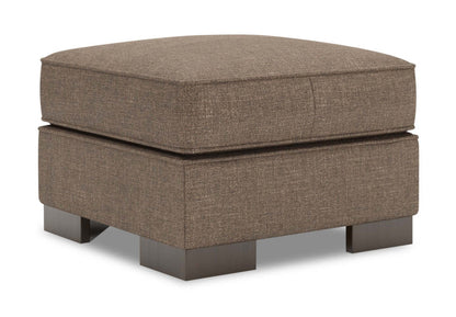 Fabriqué au Canada Pouf personnalisable Sofa Lab Track 24 en tissu d'apparence lin - Luna Praline Brown | Pouf Track de Sofa Lab de 24 po fabriqué au Canada en tissu d'apparence lin - brun Luna Praline | TR802591