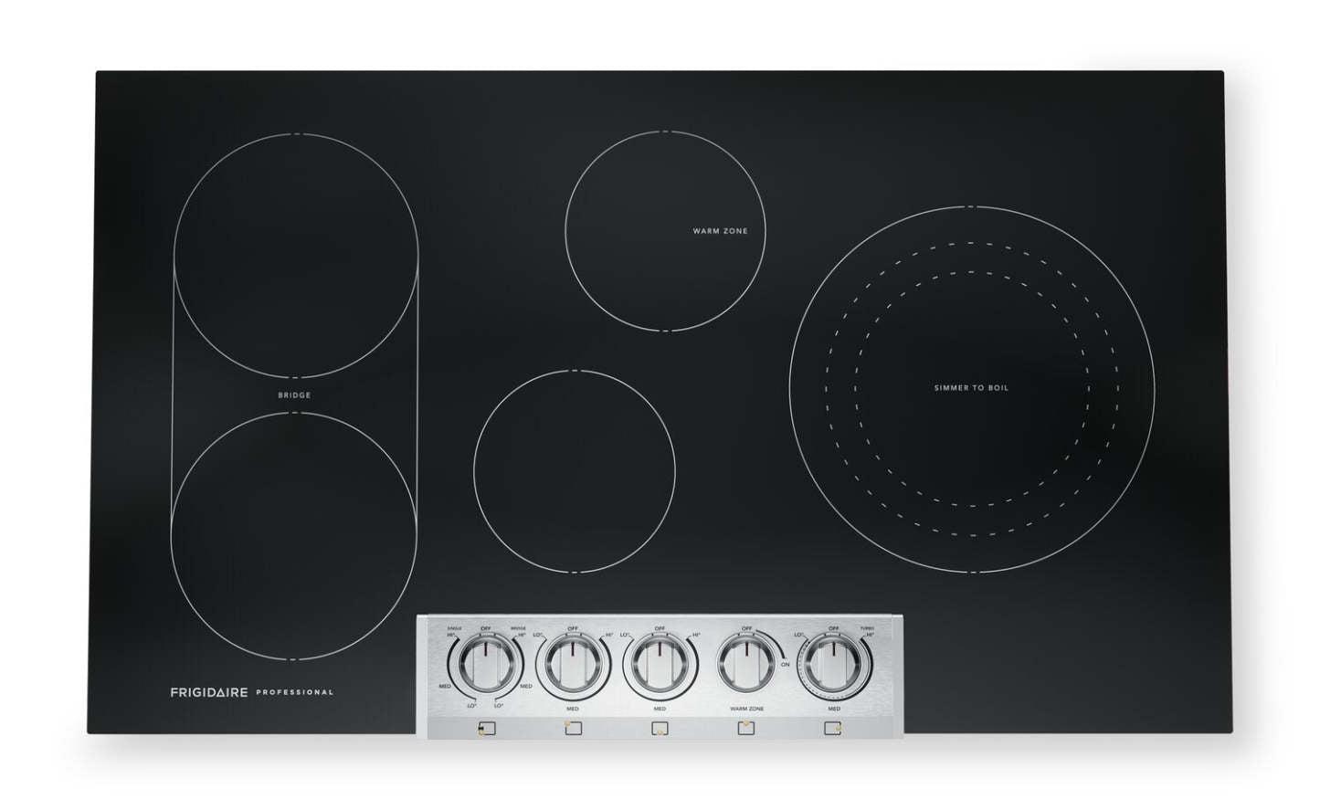Frigidaire Professional 36 5-Element Electric Cooktop - Stainless Steel - PCCE3680AF | Surface de cuisson électrique Frigidaire Professional de 36 po à 5 éléments - acier inoxydable - PCCE3680AF | PCCE36AF