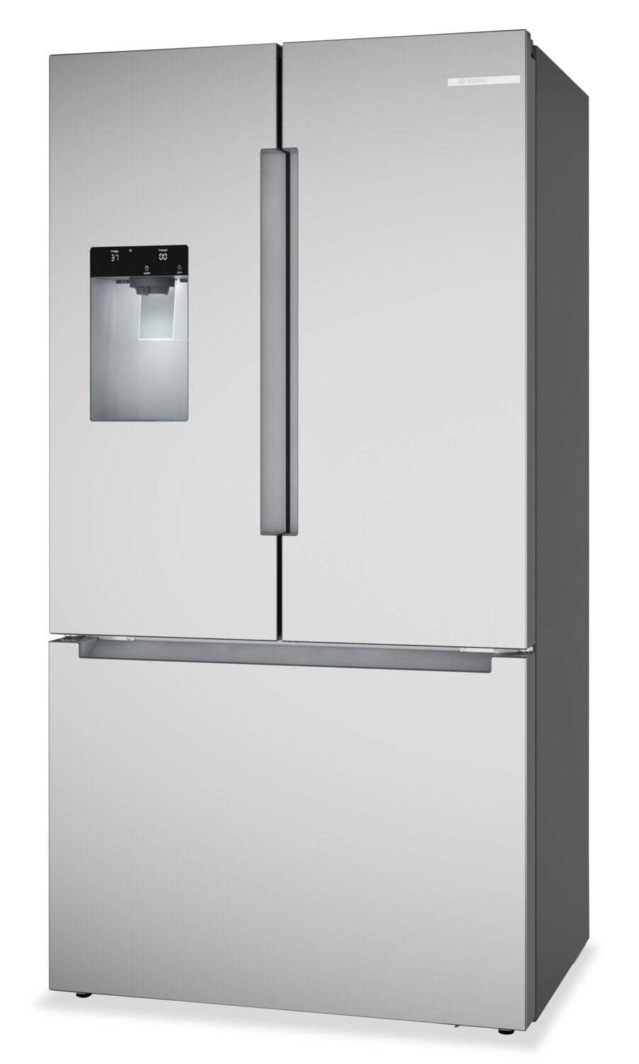 Bosch 36'' 21.6 Cu. Ft French Door Refrigerator – Fingerprint Resistant Stainless Steel - B36CD10ENS | Réfrigérateur Bosch de 36 po et de 21,6 pi3 à portes françaises - acier inoxydable résistant aux traces de doigts - B36CD10ENS