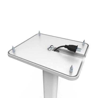 Kanto SP26PL 26 Paires de Supports pour Haut-parleurs avec Gestion Intégrée des Câbles - Blanc | Ensemble de support SP26PL de Kanto pour haut-parleurs de 26 po avec système de gestion des câbles intégré - blanc | SP26PLWS