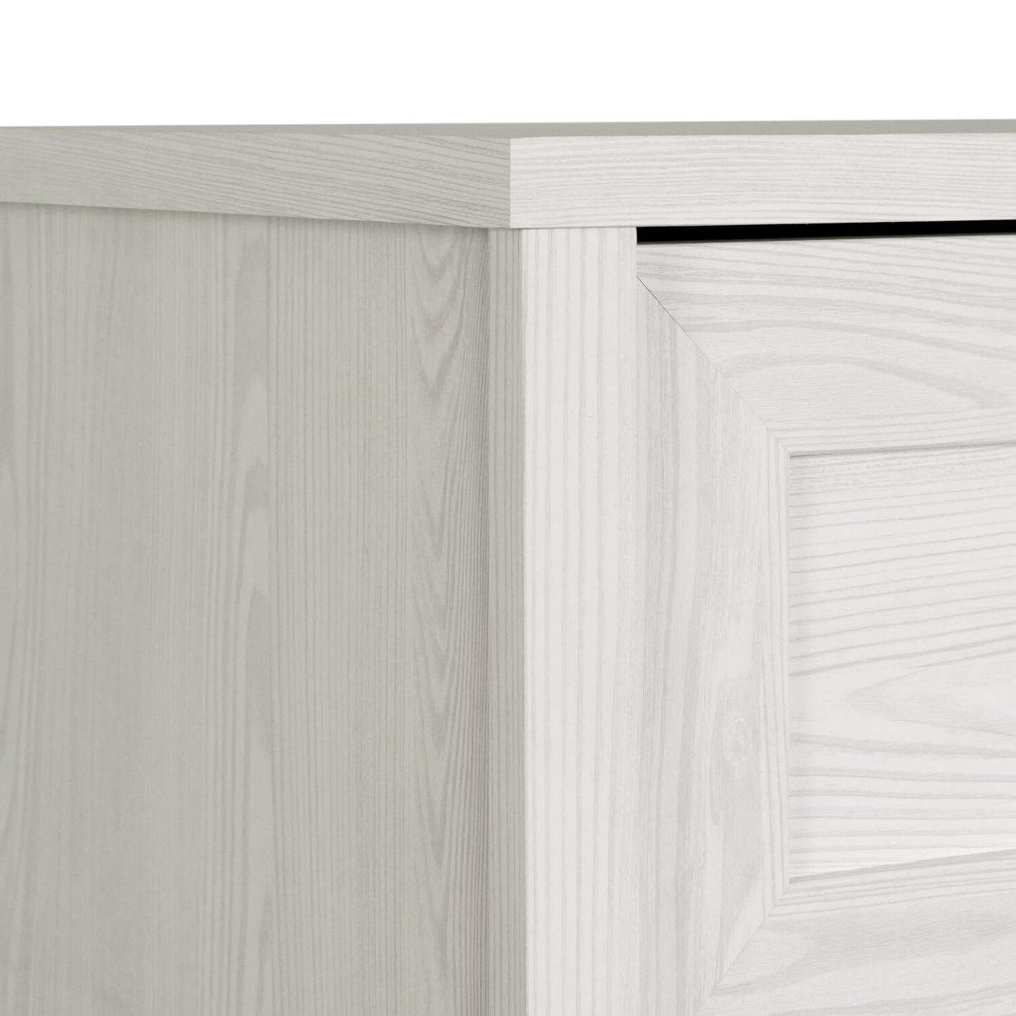 Commode de chambre à coucher Dove, 5 tiroirs, 30,5 L x 49 H, fabriquée au Canada - Blanc | Commode verticale Dove de 30,5 po (L) x 49 po (H) à 5 tiroirs pour la chambre à coucher, fabriquée au Canada - blanche