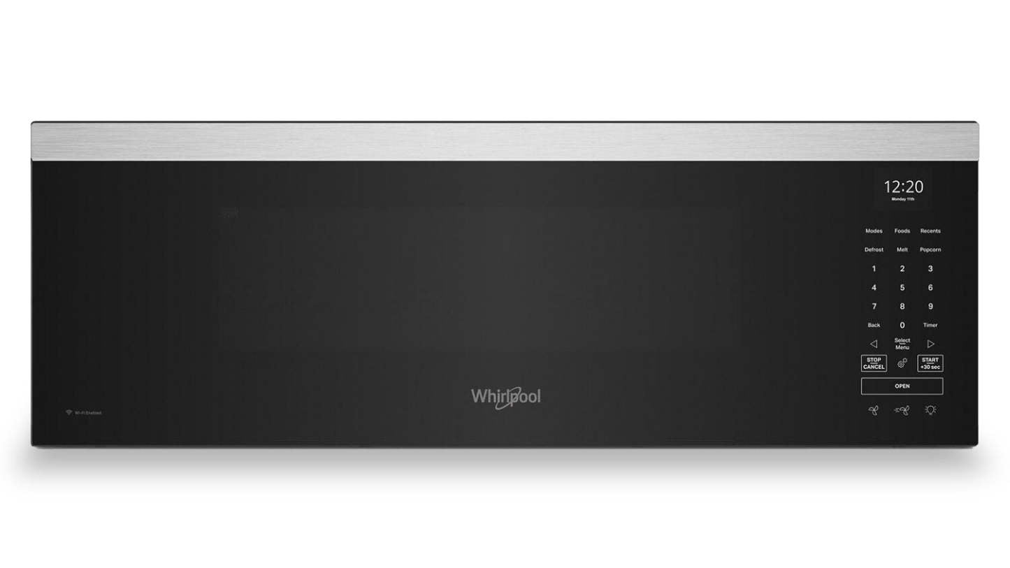 Tourbillon 1,1 Cu. Fort. Micro-ondes intelligent à profil bas - Acier inoxydable - YWMML5530RZ | Quatre à micro-ondes à hotte intégrées intelligentes à profil bas Whirlpool de 1,1 pi3 - acier inoxydable - YWMML5530RZ | YWMML5RZ