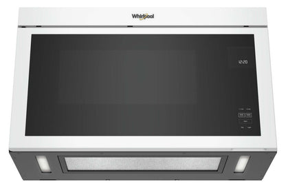 Tourbillon 1,1 Cu. Fort. Micro-ondes encastré avec cuisson de 900 watts - Blanc - YWMMF5930PW | Quatre à micro-ondes à hotte intégrée Whirlpool de 1,1 pi³ à installation affleurée avec cuisson à 900…