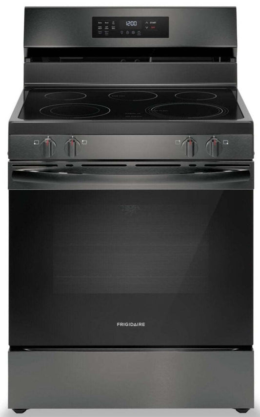 Cuisinière électrique Frigidaire de 5,3 pi³ avec friture à air et cuisson par convection - acier inoxydable noir - FCR…